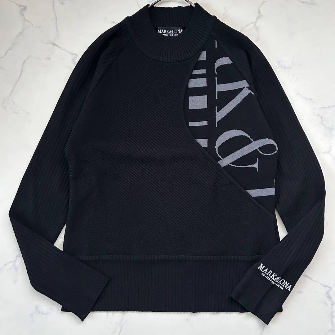 マークアンドロナ 2022年モデル セーター ニット コードシリーズ ブラック
