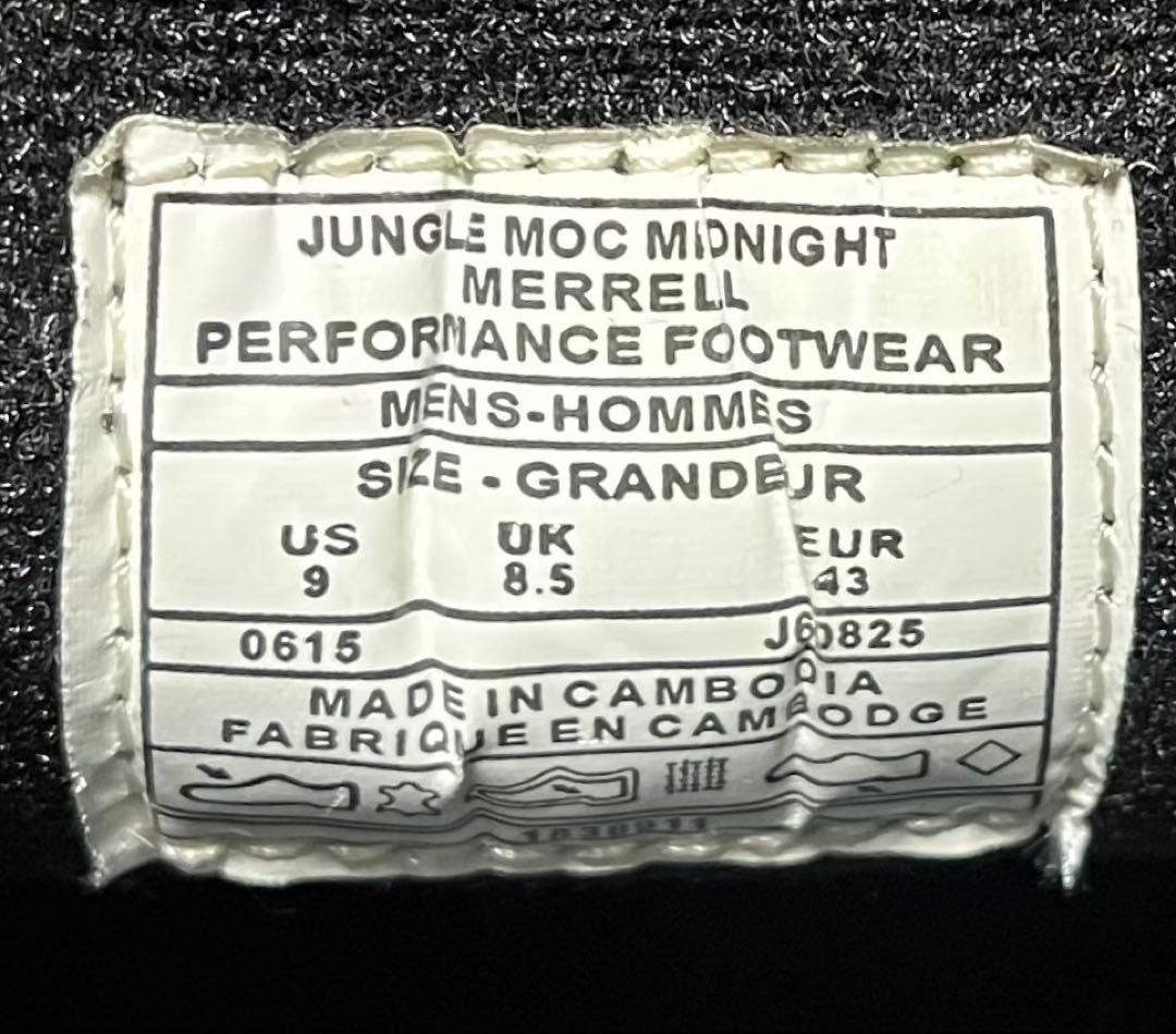 MERRELL メレル Jungle Moc ブラック US9