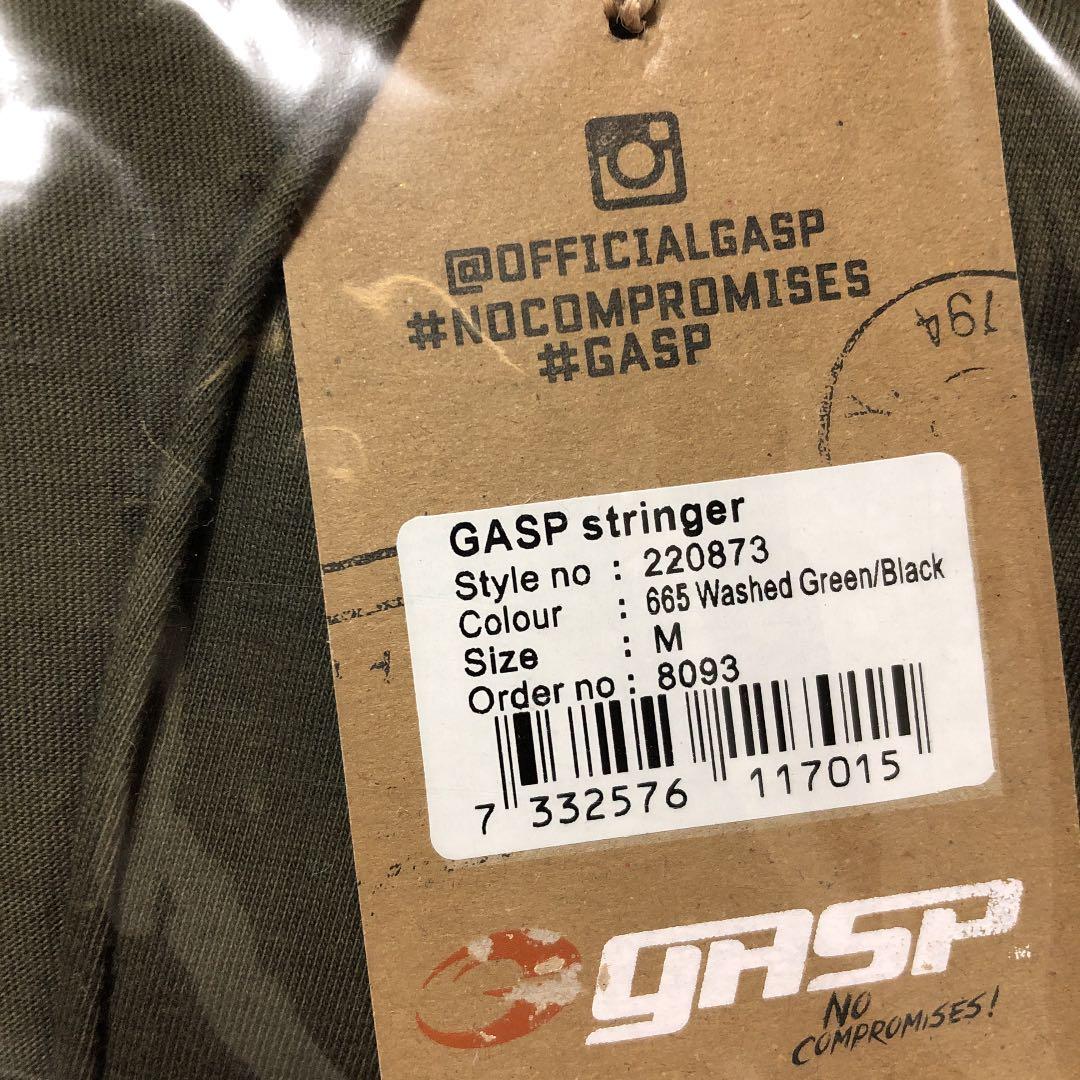 gasp ストリンガータンク　ウォッシュグリーン　M