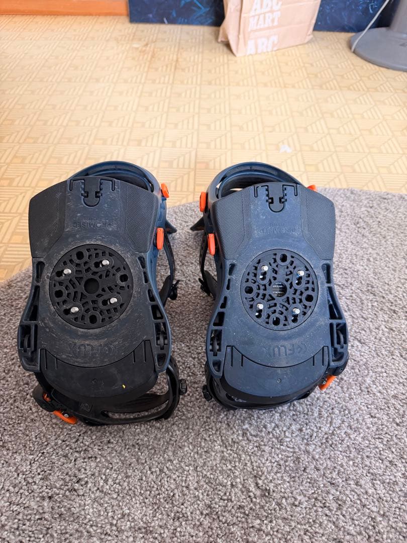 FLUX スノーボードビンディング ネイビー/オレンジ