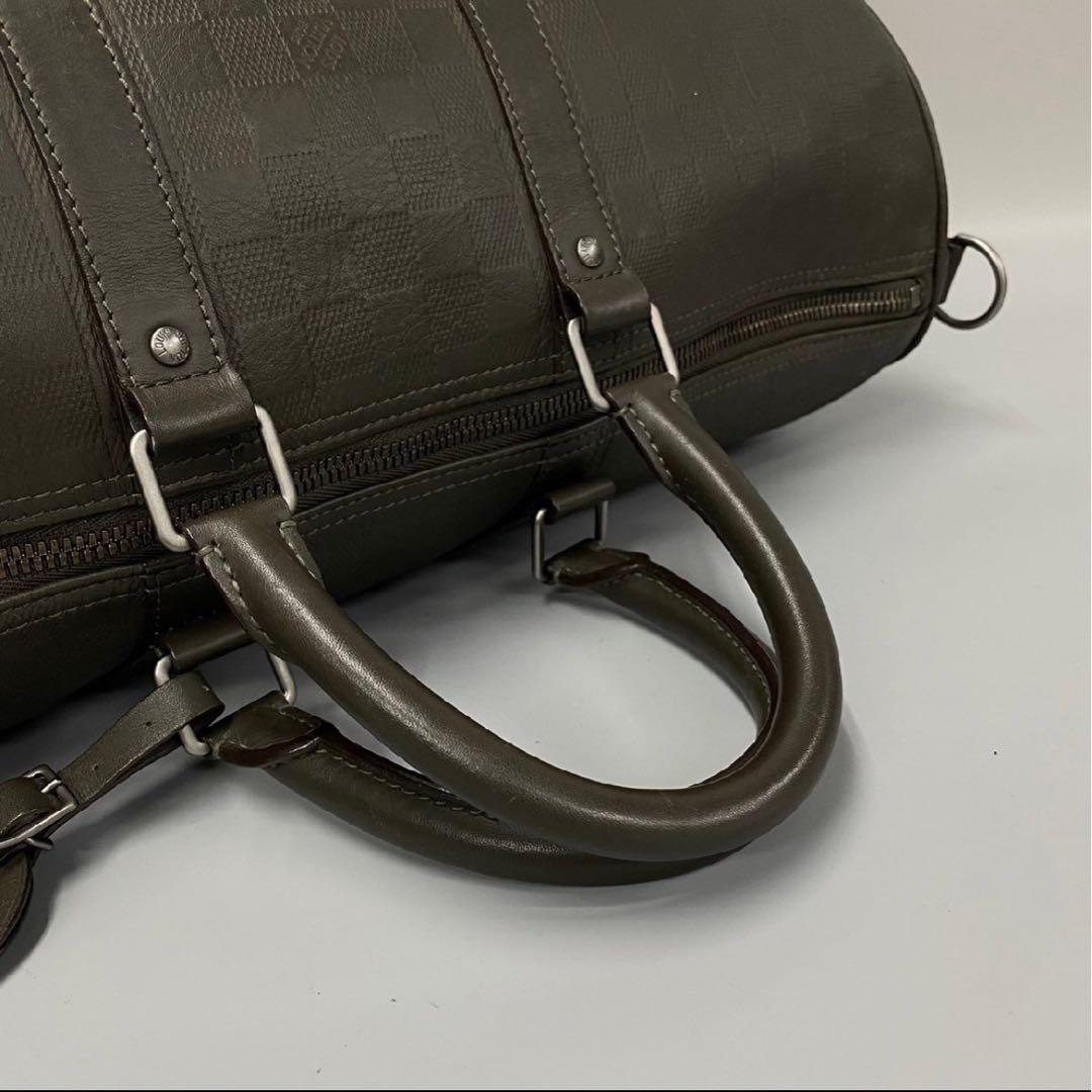 【極美品】 　ルイヴィトン　ダミエアンフィニ　キーポル　バンドリエール45　旅行