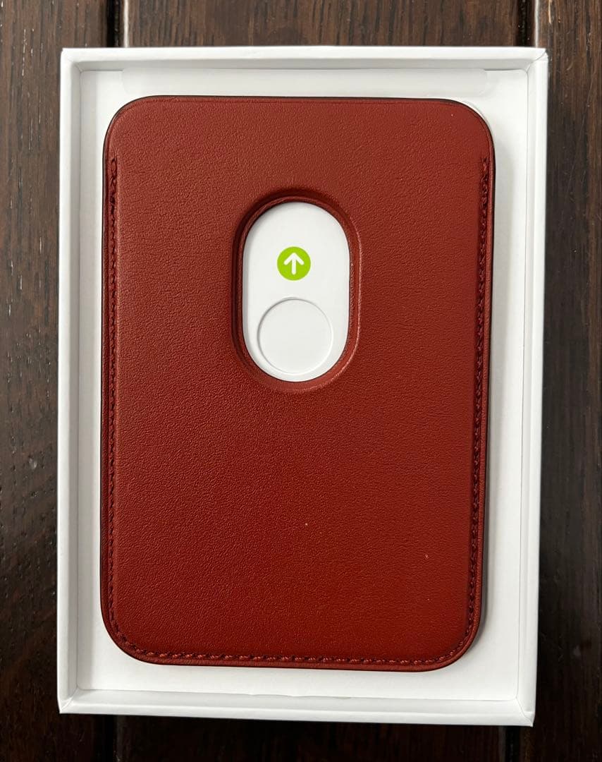 純正品 iPhone Leather Wallet MagSafe対応 ブラウン