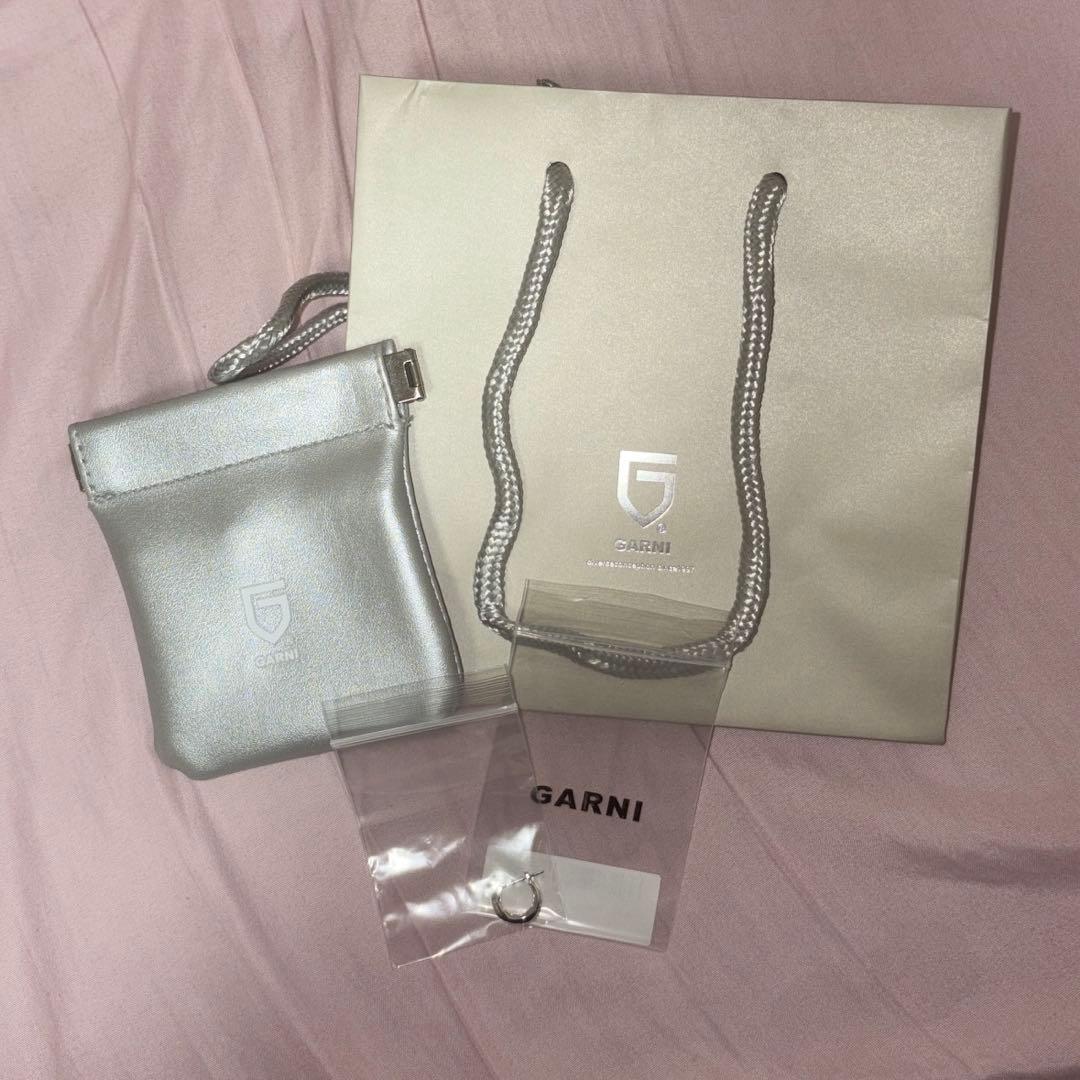 GARNI シルバー フープピアス 片耳用