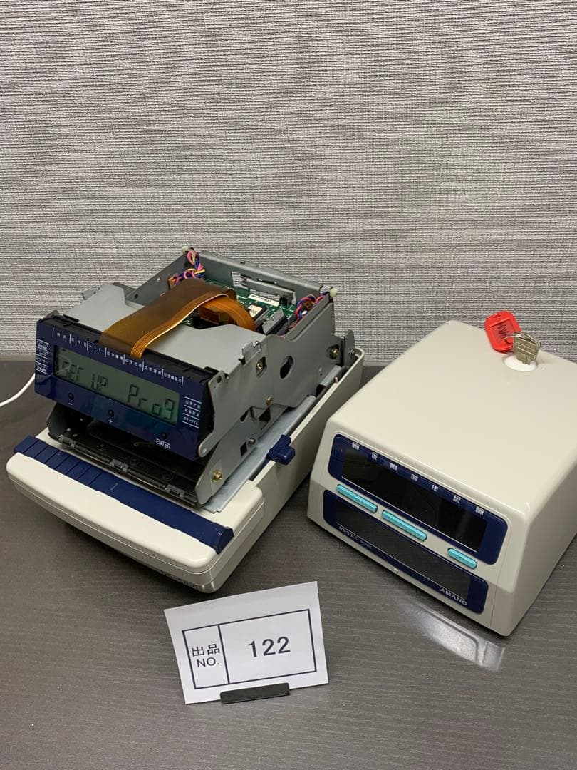 出品No.122 　アマノ　タイムスタンプ　NS5100　 簡易整備済　鍵付き
