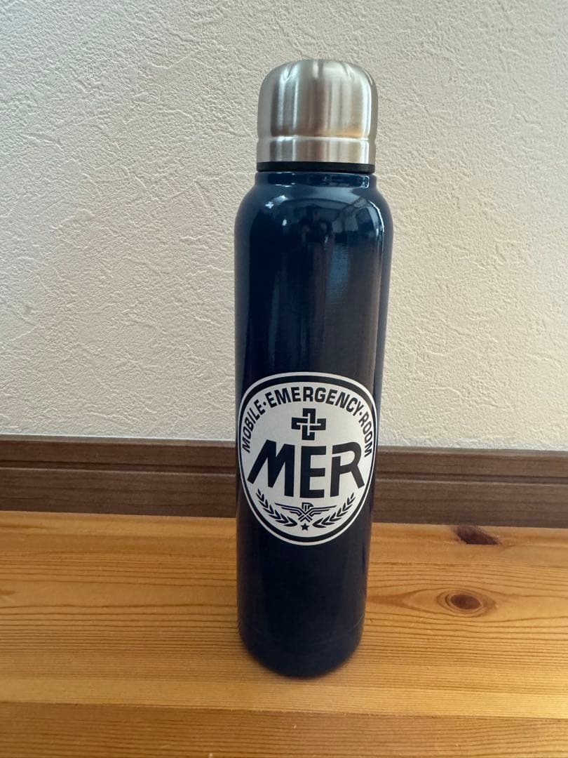 東京MER ステンレス水筒 ネイビー　スティックサーモボトル