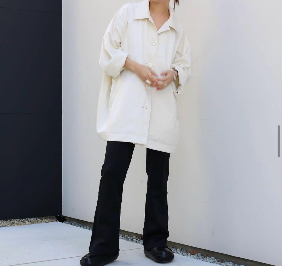 aere vintage satin coat 【white38】