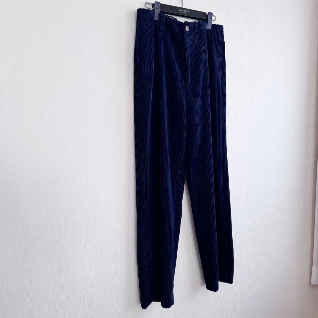 2023awブラミンク定番コーデュロイパンツ ネイビー BLAMINK