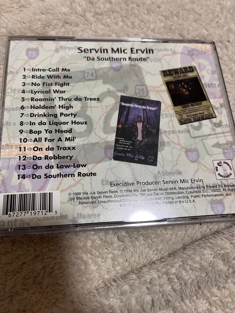 洋楽 Servin Mic Ervin Da Southern Route