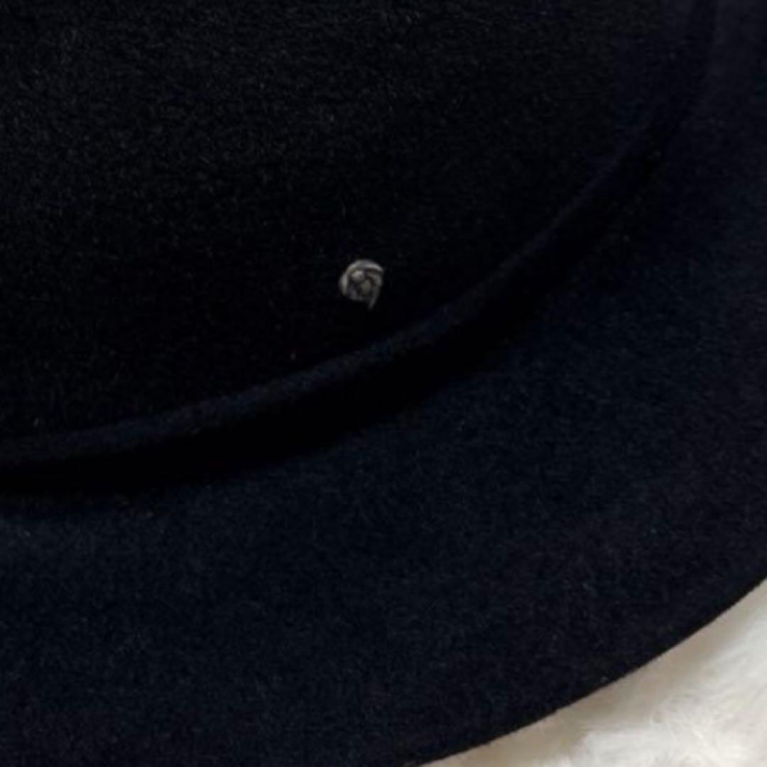 高級 HELEN KAMINSKI カミンスキー ベロア リボン ハット