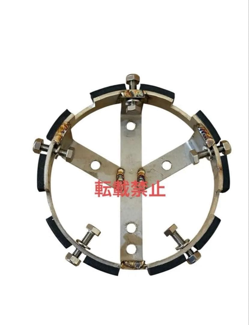 2トン★五角形★キャンター エルフ用 ホイールセンターハブカバー 3穴 デコトラ