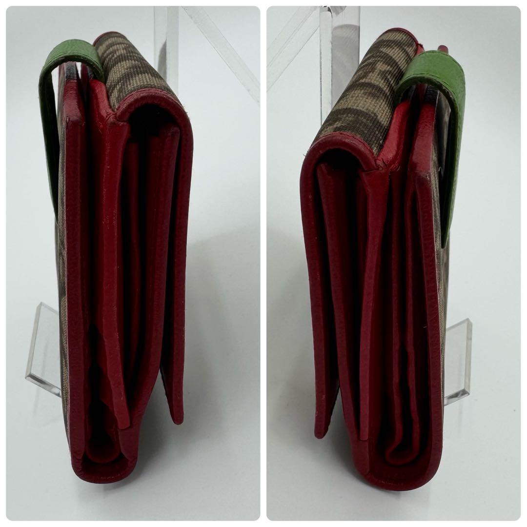 クリスチャンディオール　二つ折り財布　ナンバー2 トロッター　オブリーク柄　総柄