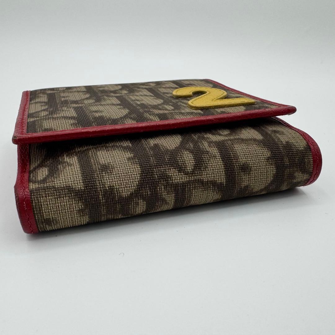 クリスチャンディオール　二つ折り財布　ナンバー2 トロッター　オブリーク柄　総柄