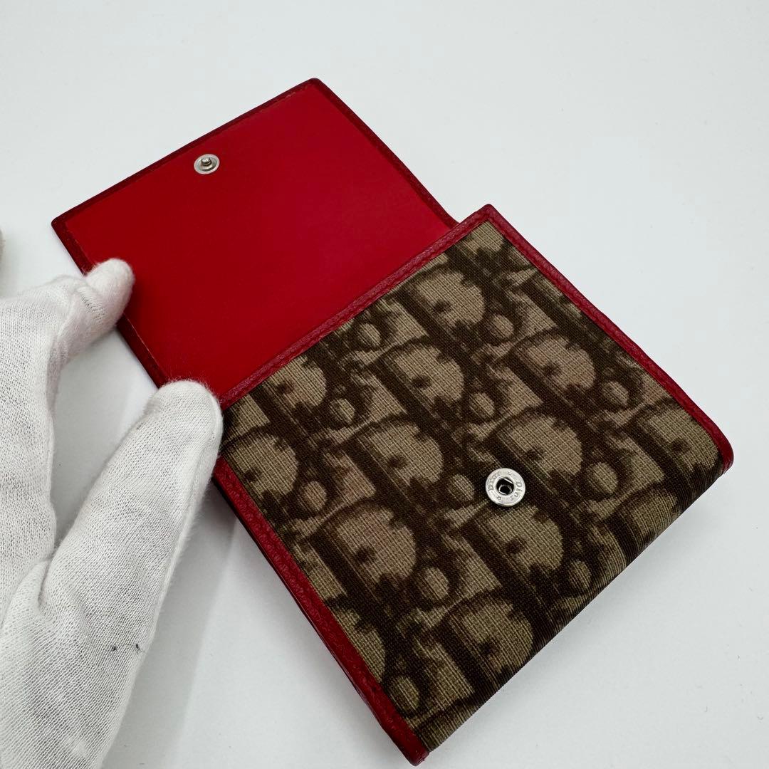 クリスチャンディオール　二つ折り財布　ナンバー2 トロッター　オブリーク柄　総柄