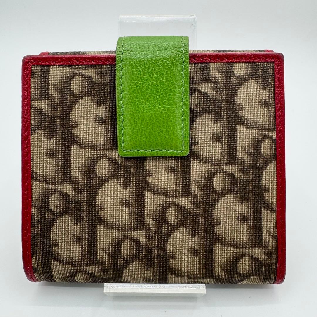 クリスチャンディオール　二つ折り財布　ナンバー2 トロッター　オブリーク柄　総柄