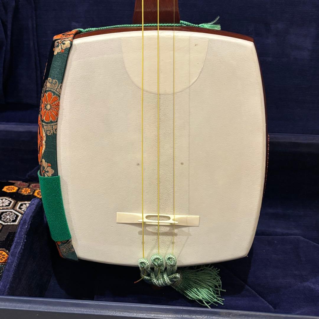 【美品】三味線セット　藤井三絃　教本付き