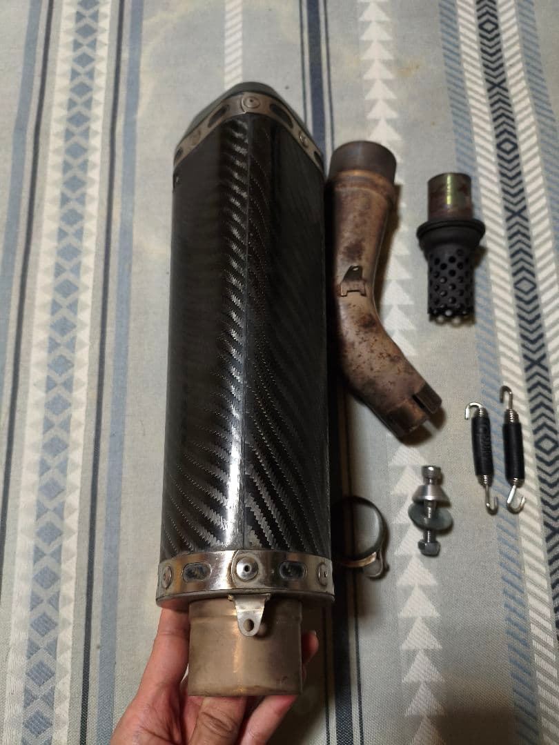 セルケトテーパー スリップオンマフラー　SV650　年式：16-21