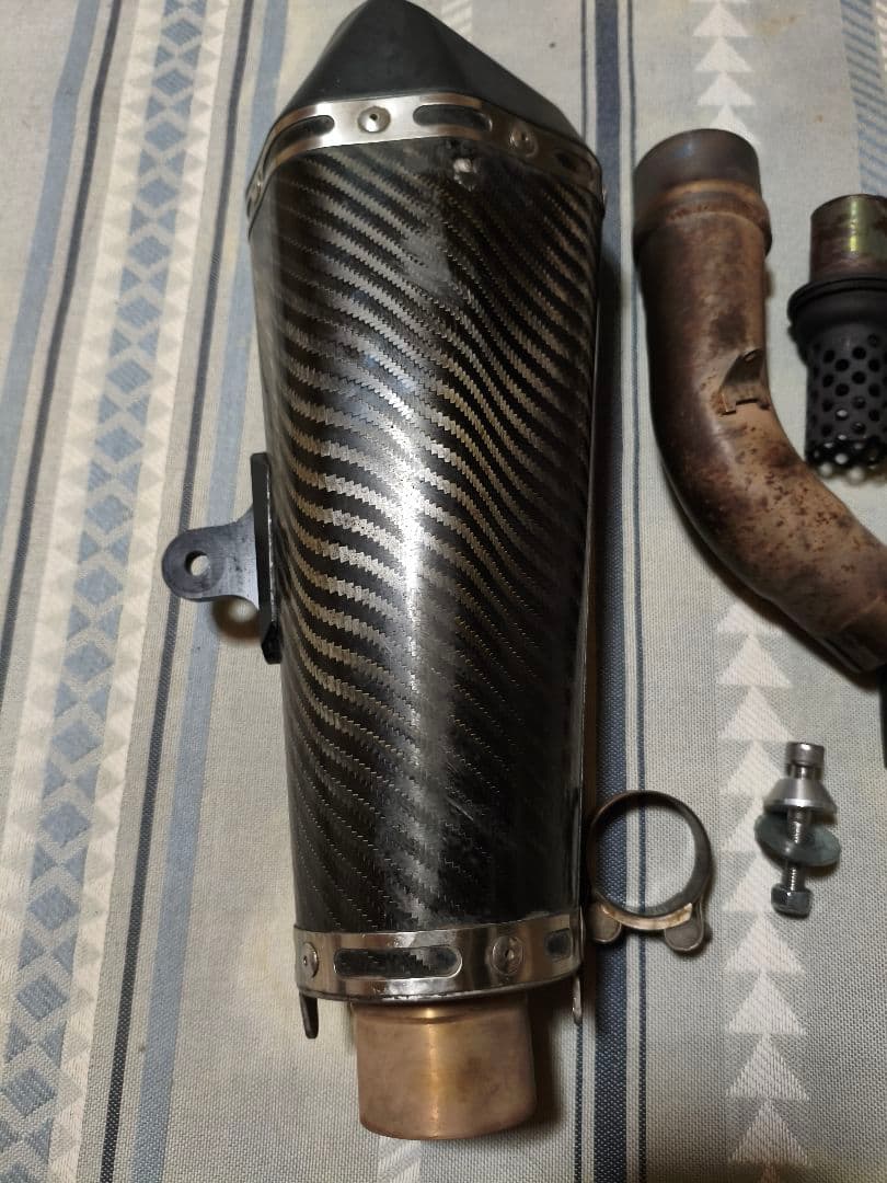 セルケトテーパー スリップオンマフラー　SV650　年式：16-21