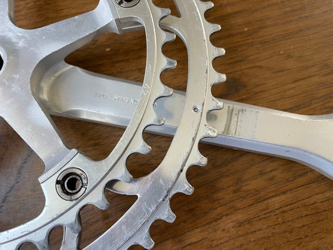 再値下げ<中古> DE ROSA刻印カンパ スーパーレコード クランク53×42