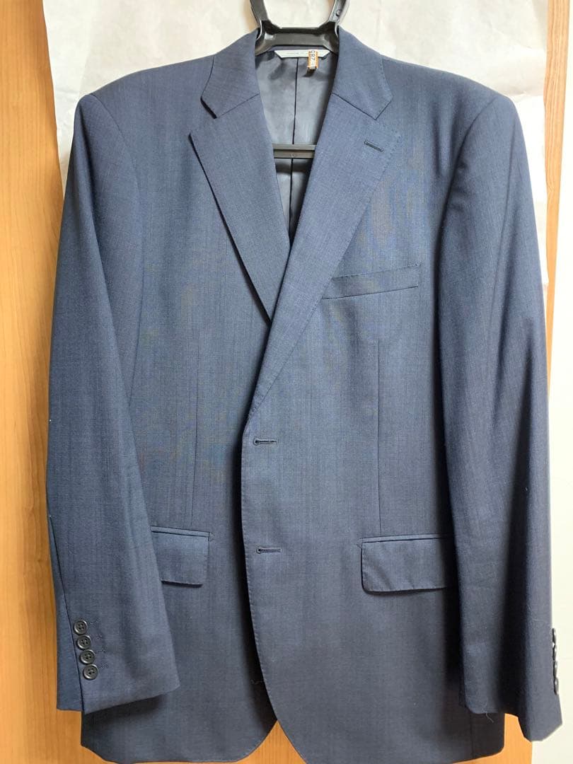 美品　D'URBAN ネイビーグレースーツ　パンツ2本