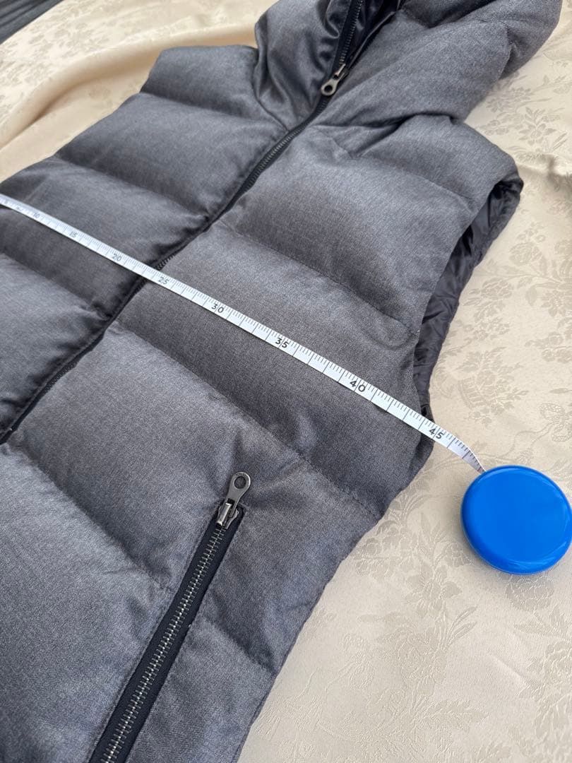 DUVETICA　デュベティカ フルジップダウンベスト　グレー　サイズ　40