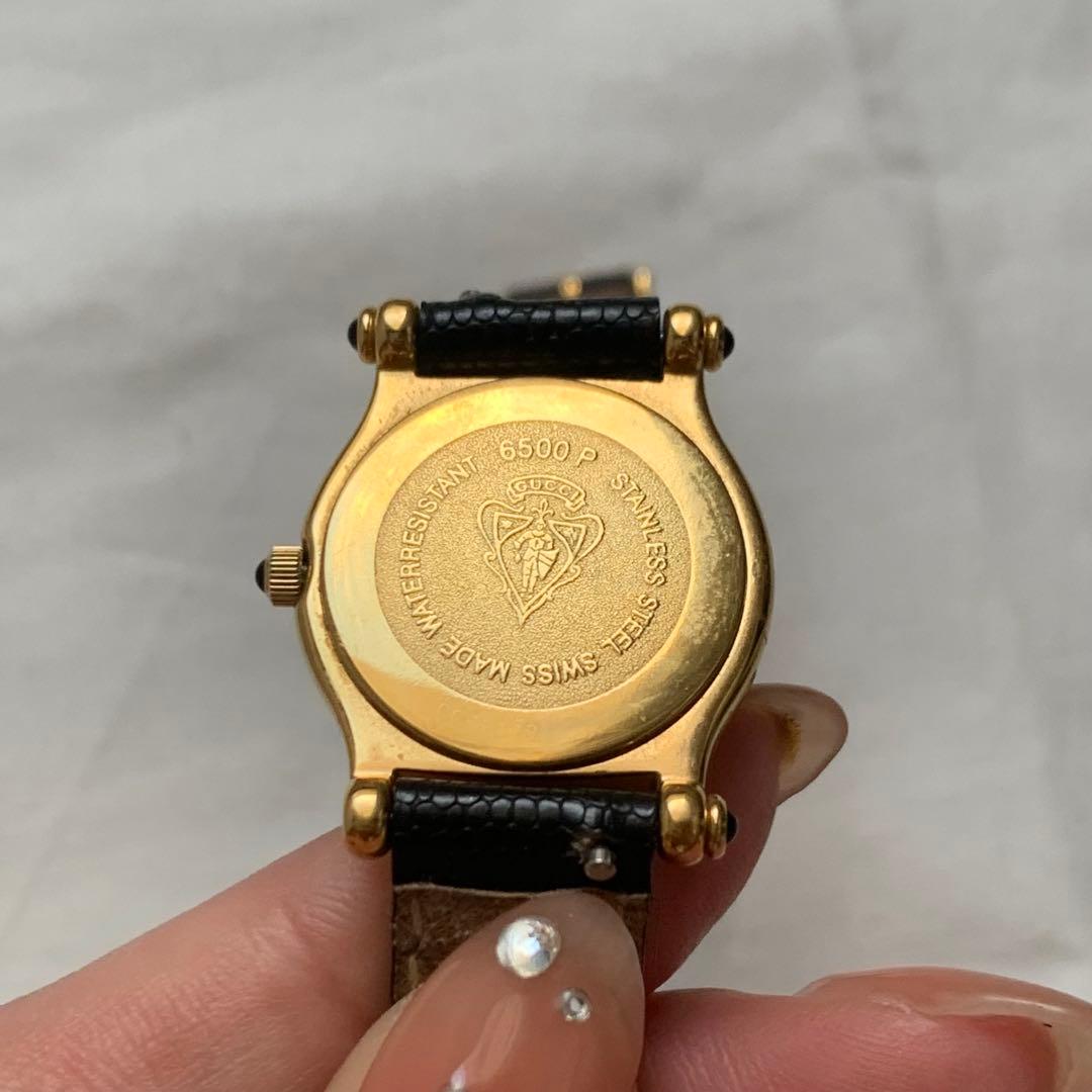 【稼働品】GUCCI■6500P レディースウォッチ　77