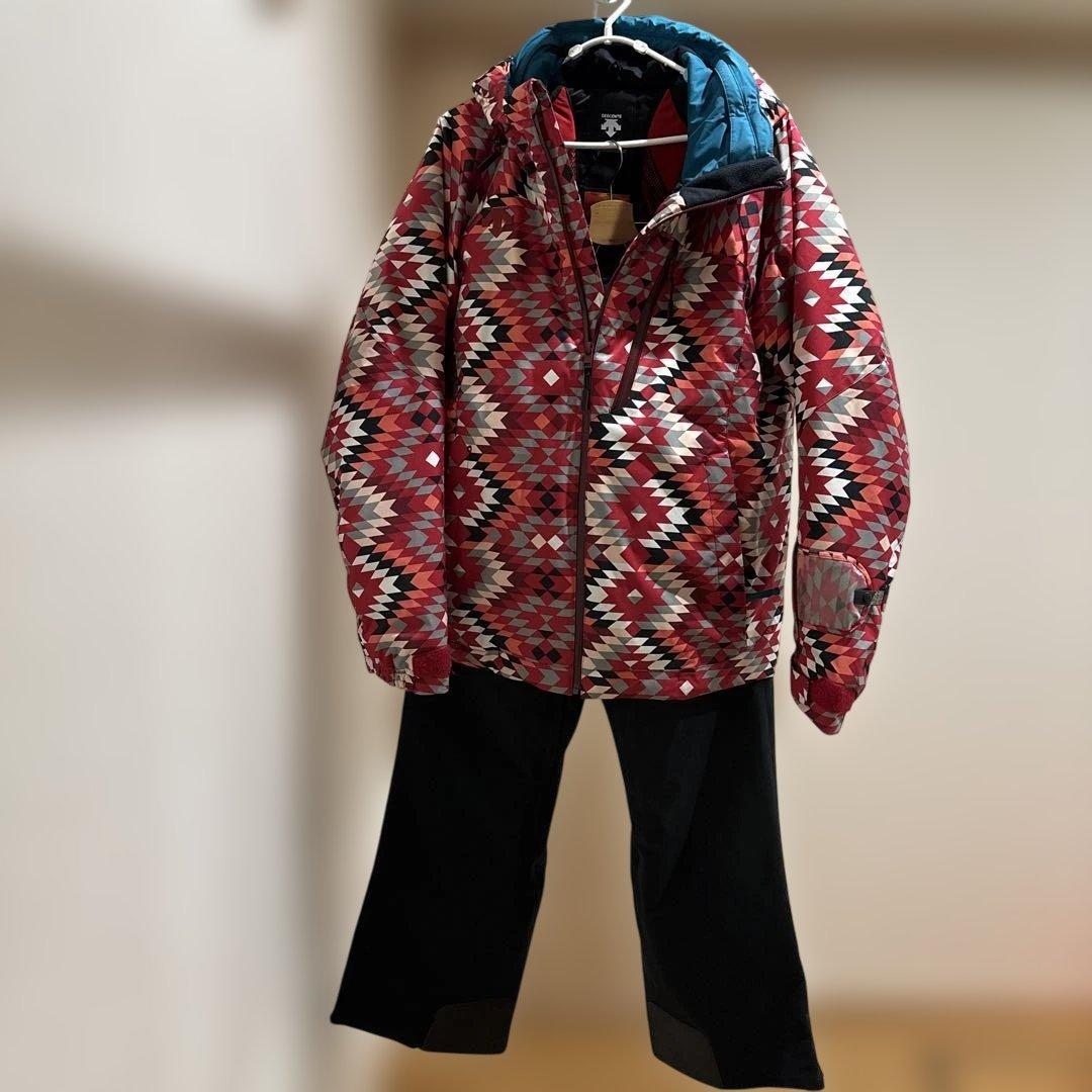 デサントDESCENTE スキーウェア　上下セット　メンズ
