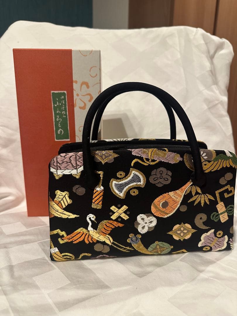 京都老舗 井澤屋 和装バッグ フォーマル パーティー用 箱付き 美品