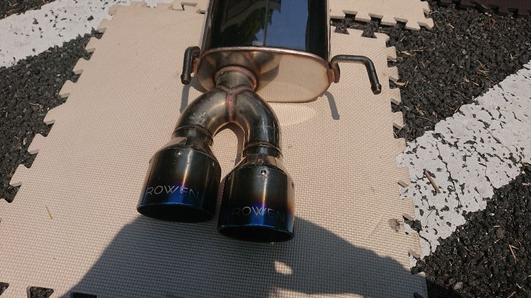 マークX 130系 G's ROWEN マフラー 車検対応 オマケ付き