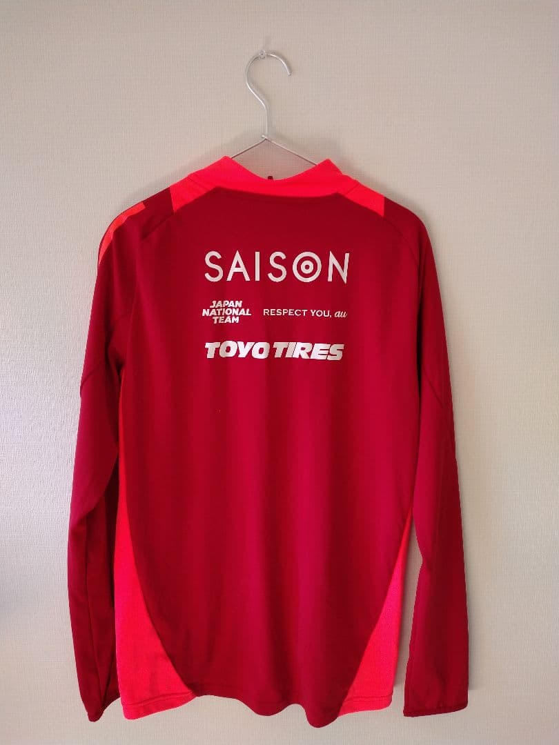 サッカー日本代表 トレーニングトップ Tiro24 レッド