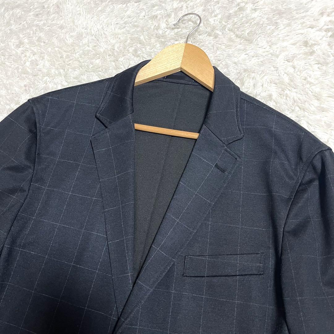 ✨美品✨パジャマスーツ AOKI 洗える セットアップスーツ チェック XL