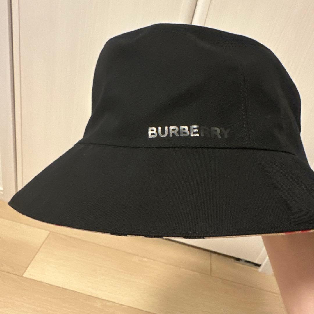 バーバリー　バケットハット　リバーシブル