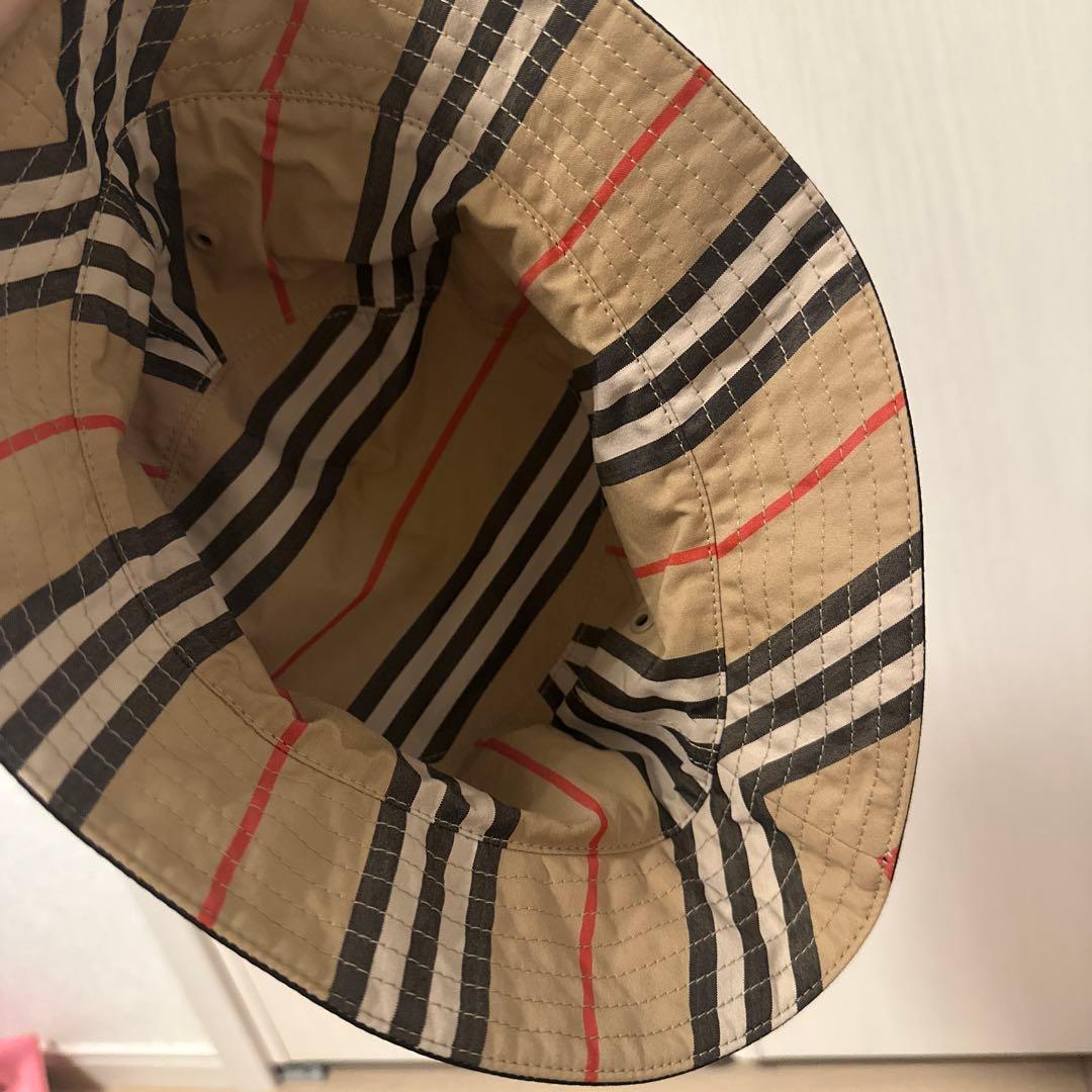 バーバリー　バケットハット　リバーシブル