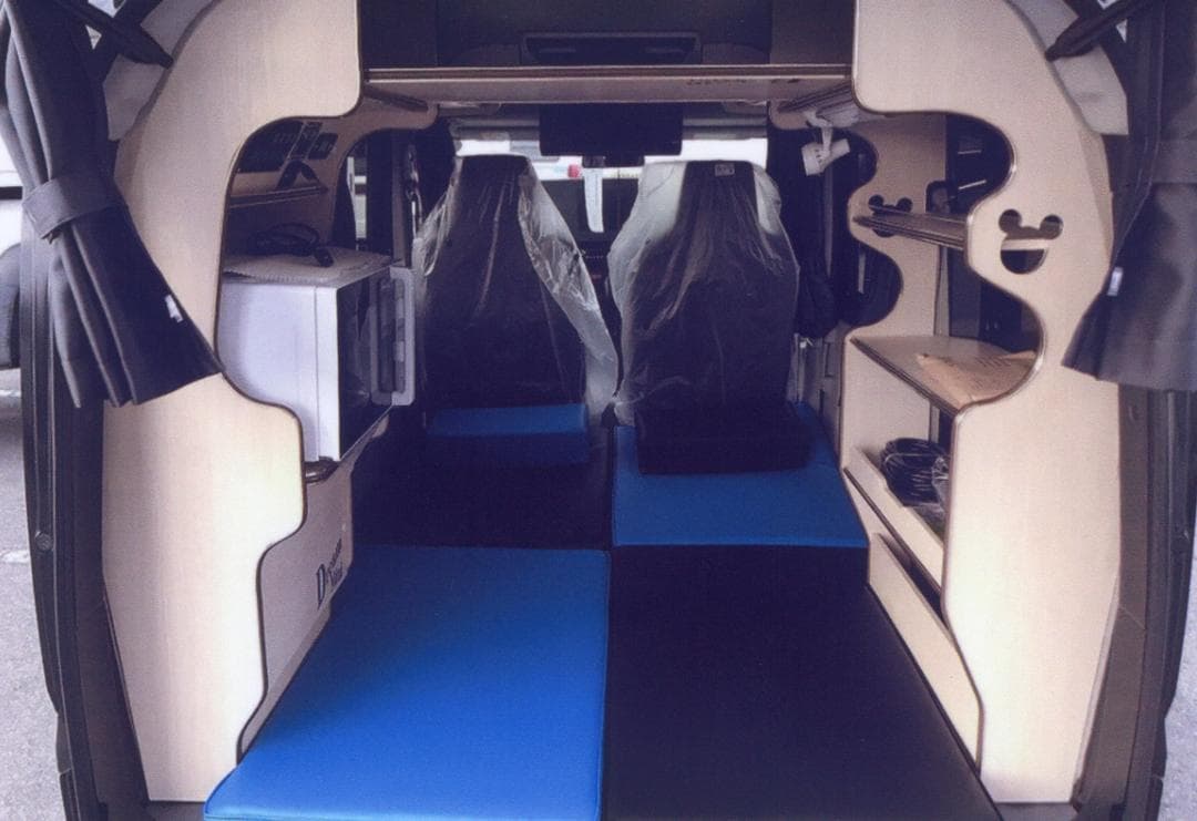 車中泊仕様・キャンピングカー　お好きなデザインで製作しますっ！