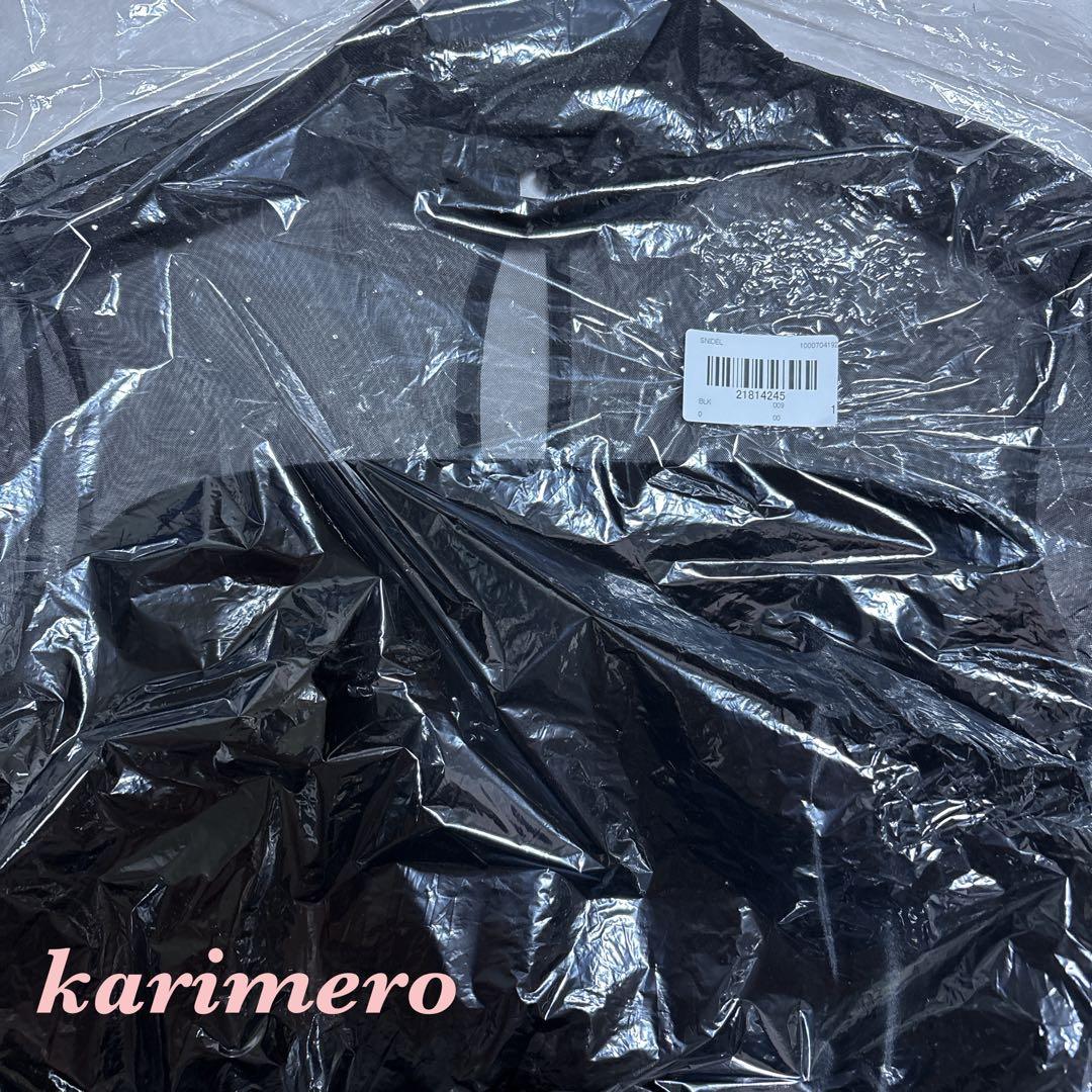 新作新品♥️SNIDEL スナイデル シアードッキングベロアドレス✨BLK