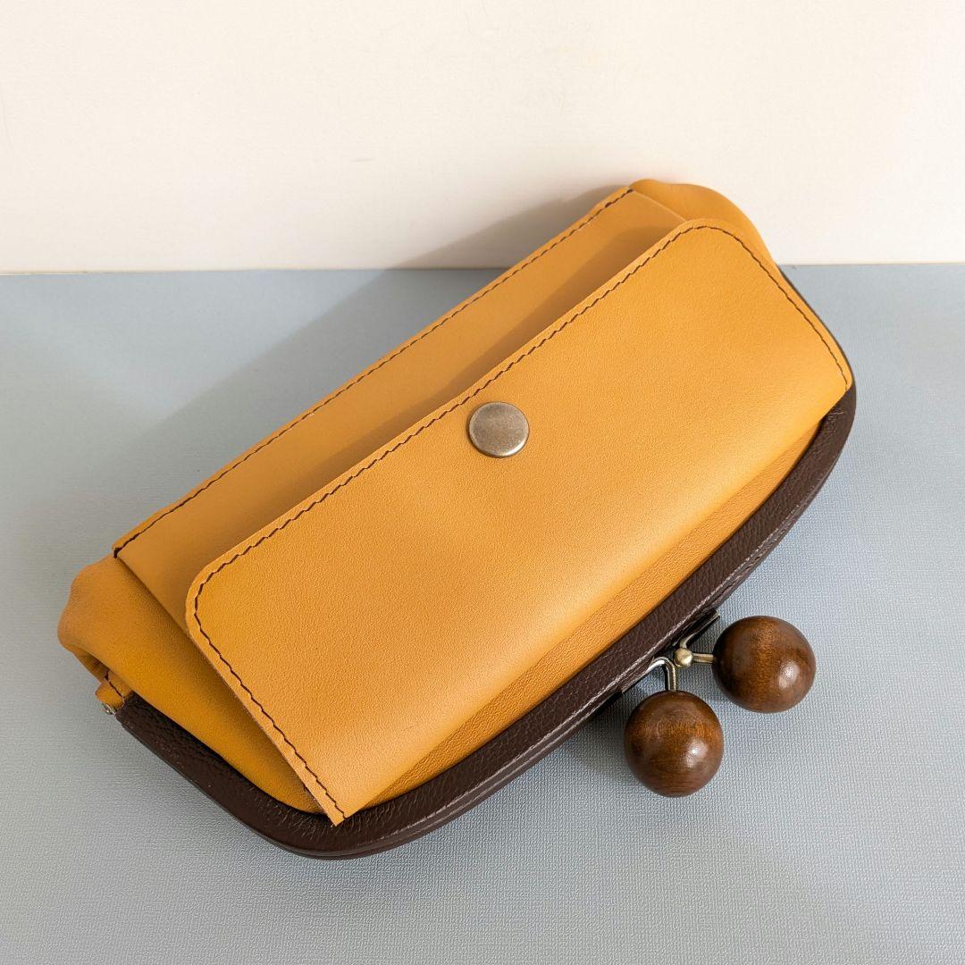 くるみる＊プロフご一読ください(^-^)　がま口お財布