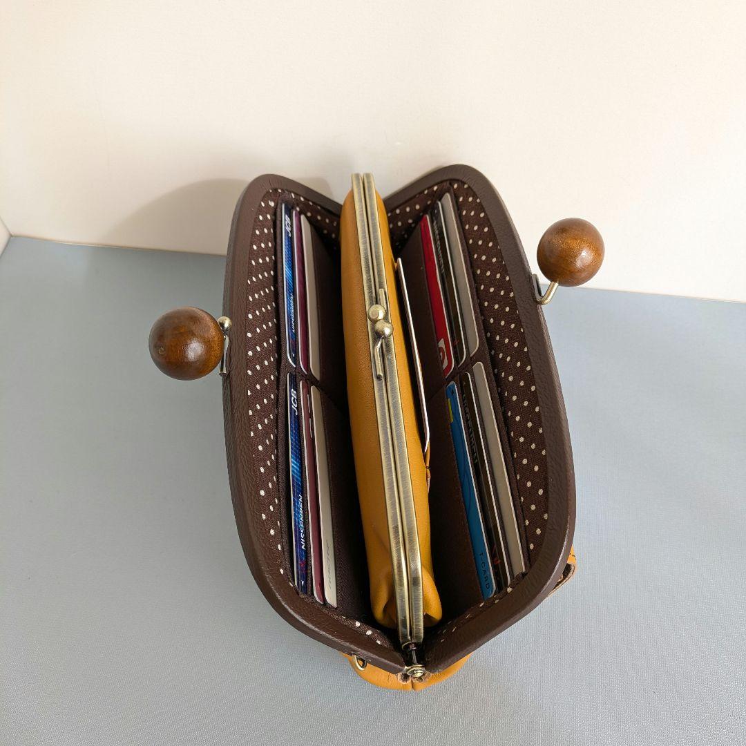 くるみる＊プロフご一読ください(^-^)　がま口お財布