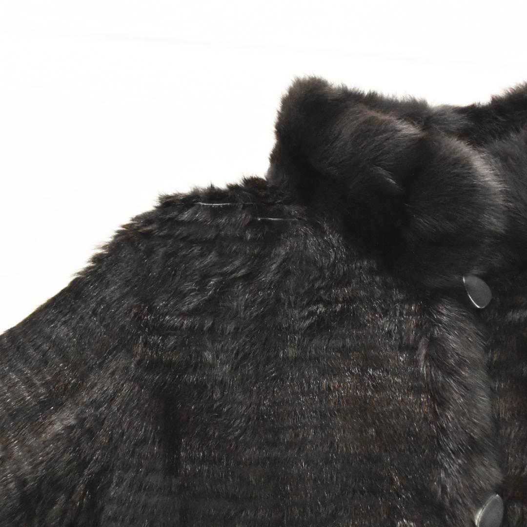 【人気】 【高級】 レリアン リバーシブル リスファー ファーコート 9 ♪