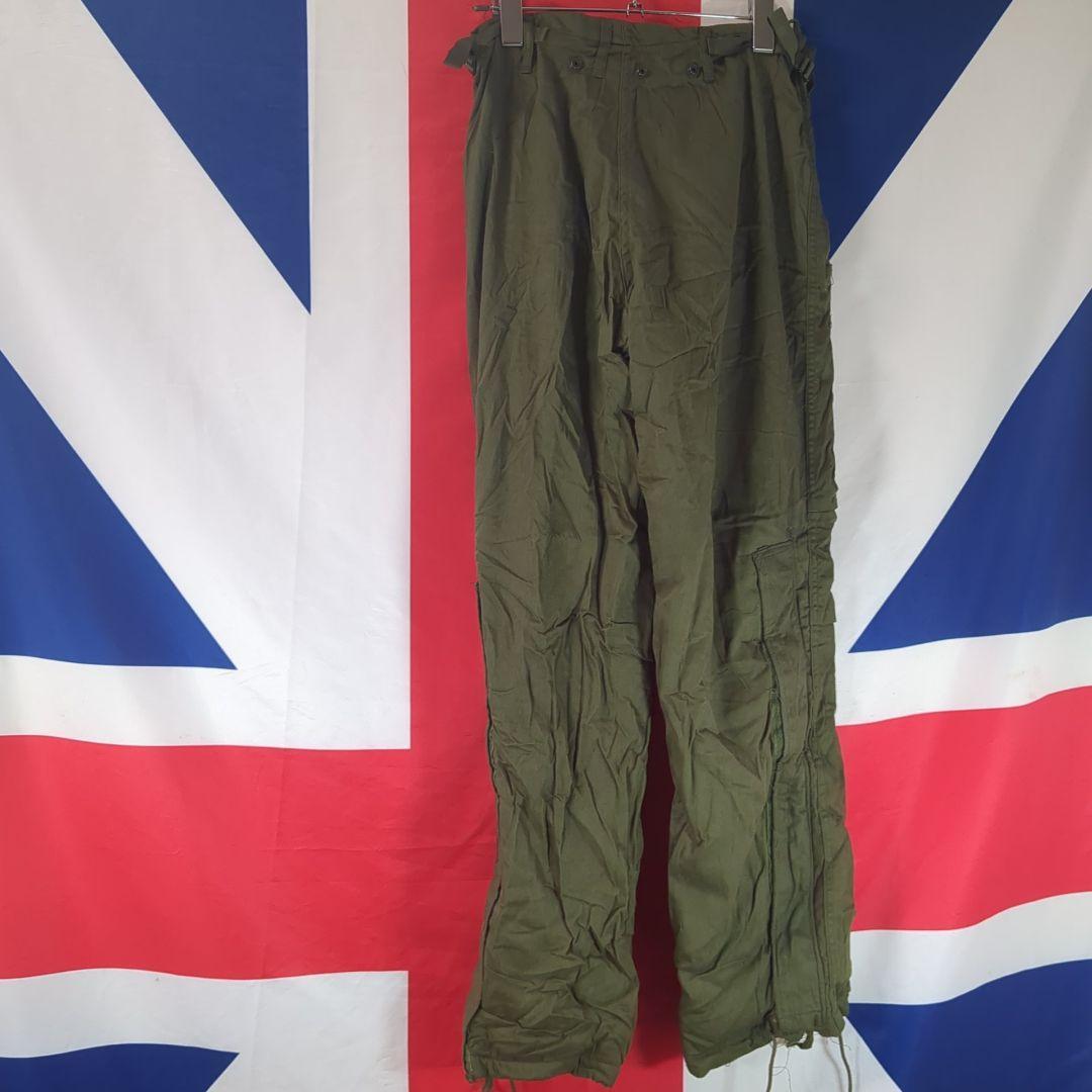 【実物希少】アメリカ軍1970年代ODケミカルスーツ上下セット(防寒）