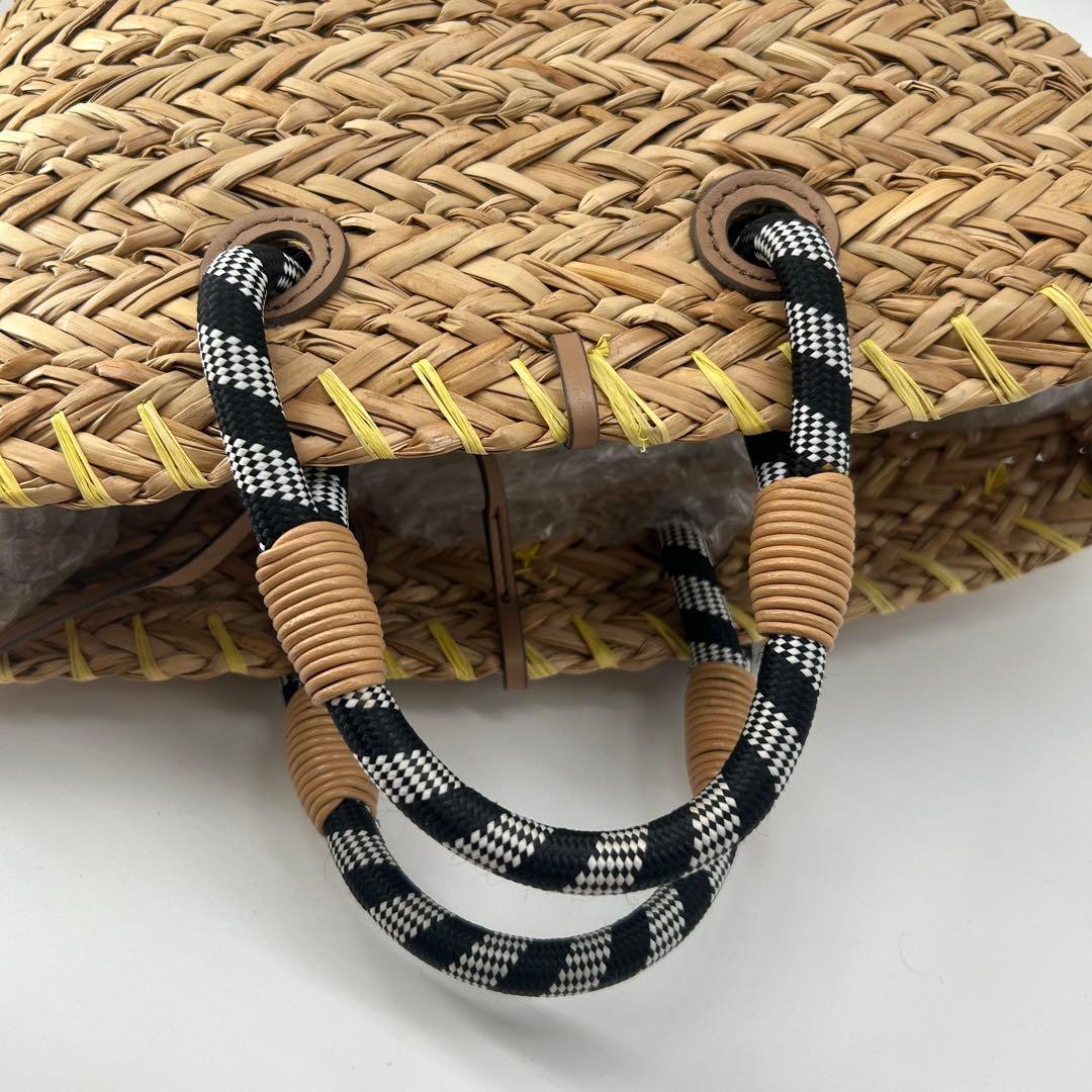 13373✨希少 アニヤハインドマーチ かごバッグ アイズ バスケット ラフィア