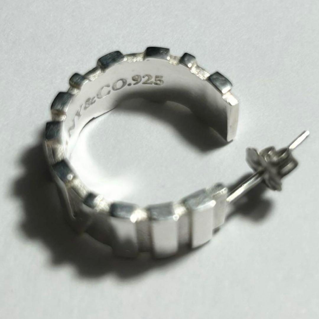 Tiffanyアトラスフープピアス2004ティファニーシルバー925アクセサリー