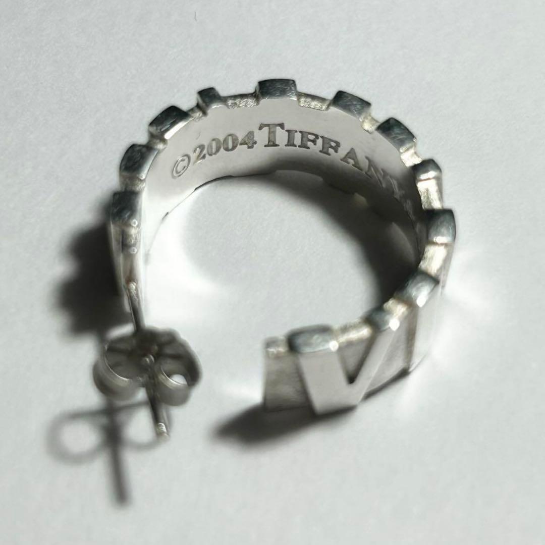 Tiffanyアトラスフープピアス2004ティファニーシルバー925アクセサリー