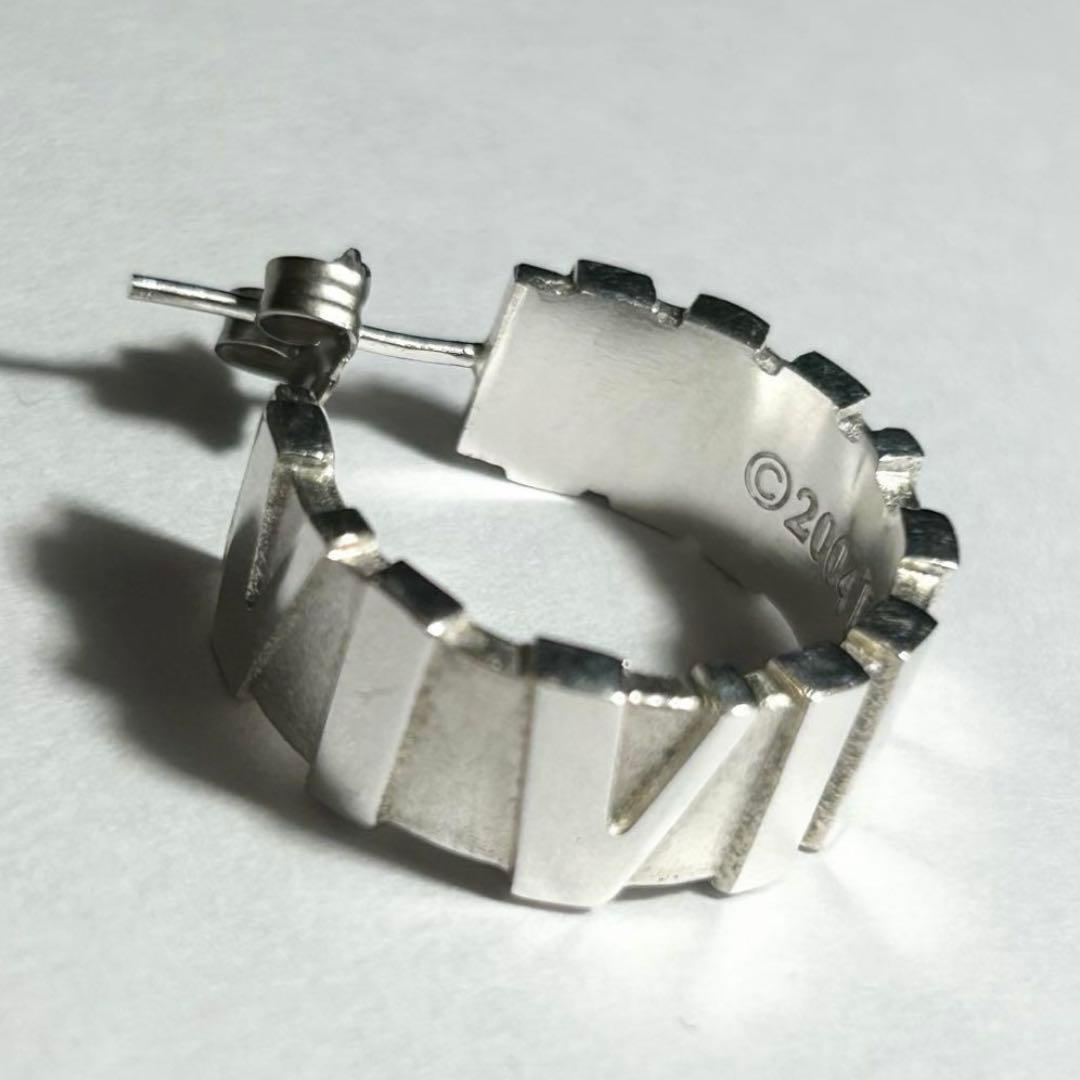 Tiffanyアトラスフープピアス2004ティファニーシルバー925アクセサリー