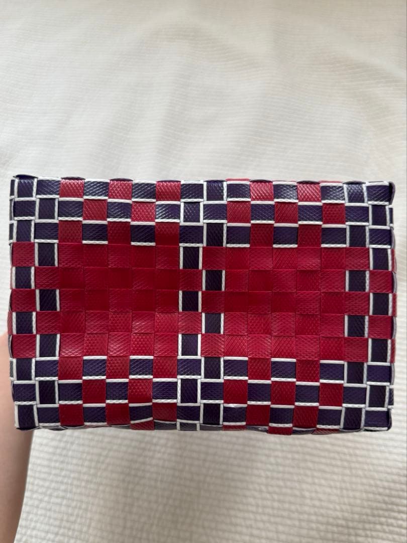 MARNI マーケット　ピクニックバッグ　ウルトラマリン