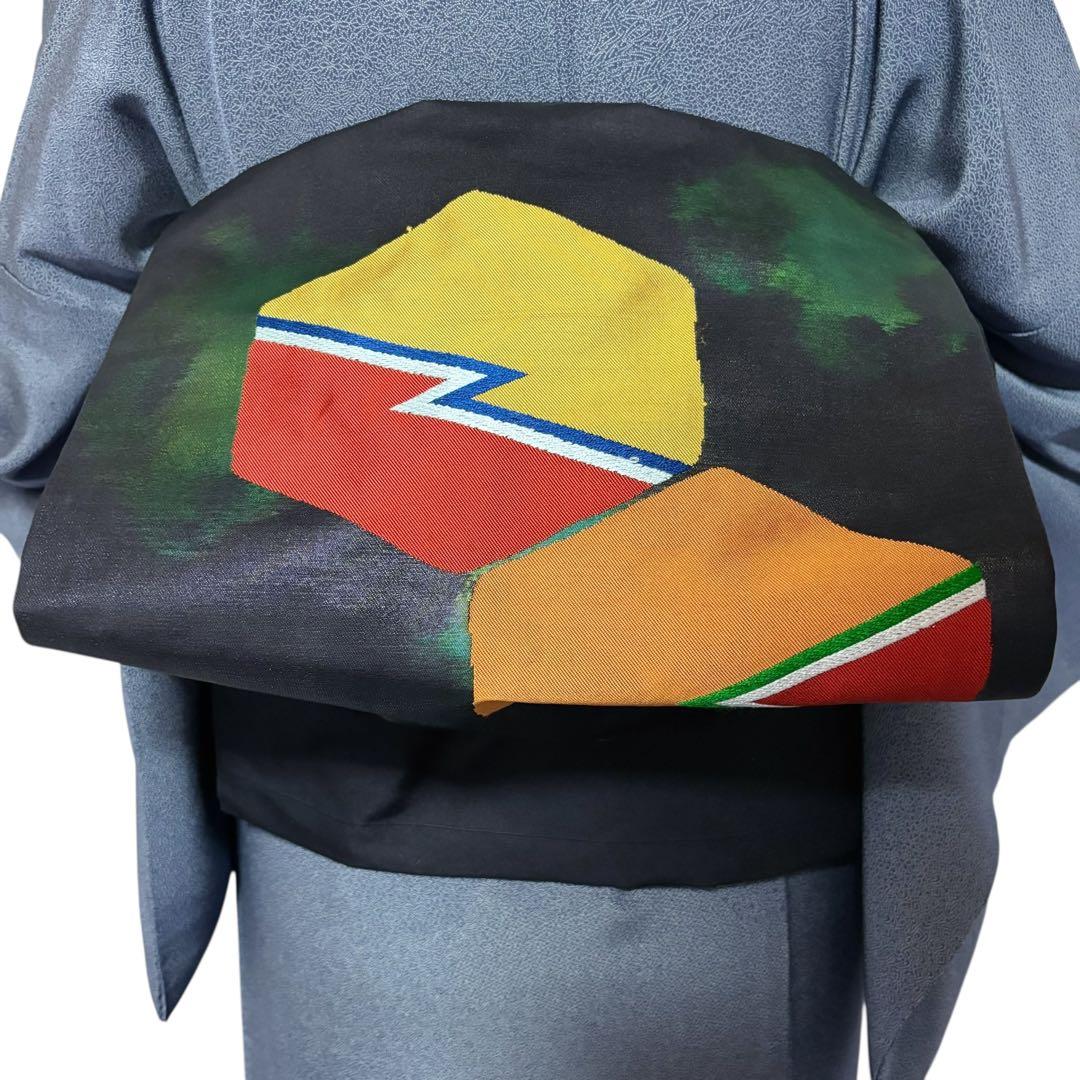 未使用近い　美品　袷　江戸小紋　寄せ小紋　正絹　フルセット