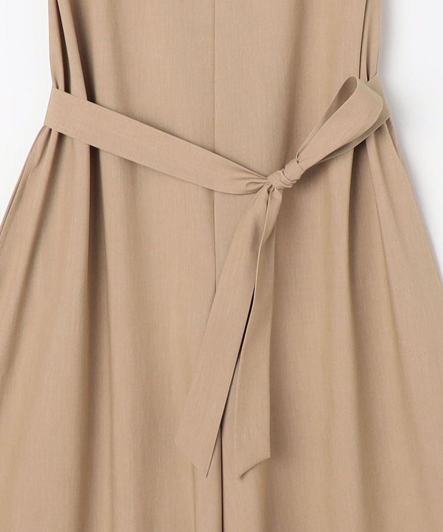 【未使用】NOLLEY'Sスカート風 大人オールインワン ベージュ 定価1.8万