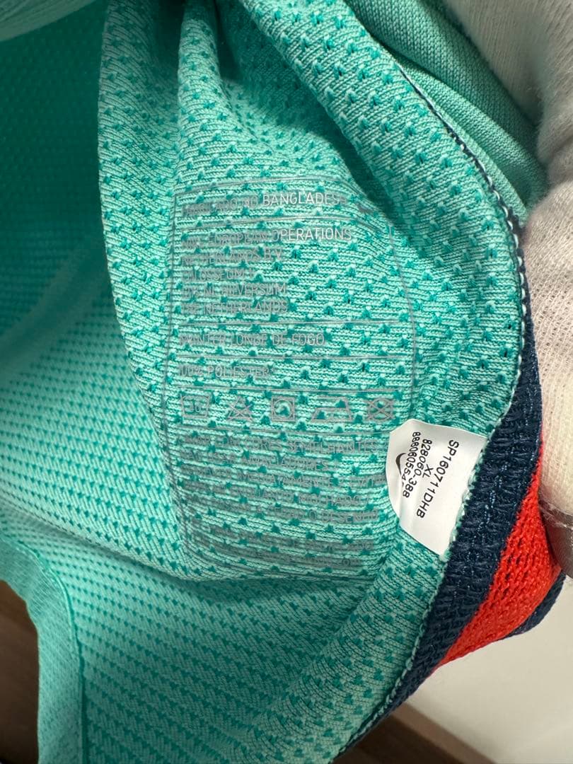 【正規品】ポルトガル代表　2016 スイス戦　長袖　選手用ユニフォーム