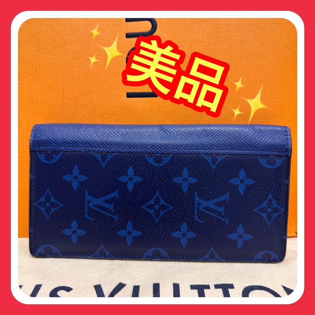 【美品】ルイ・ヴィトン タイガラマ ポルトフォイユ ブラザ M30297