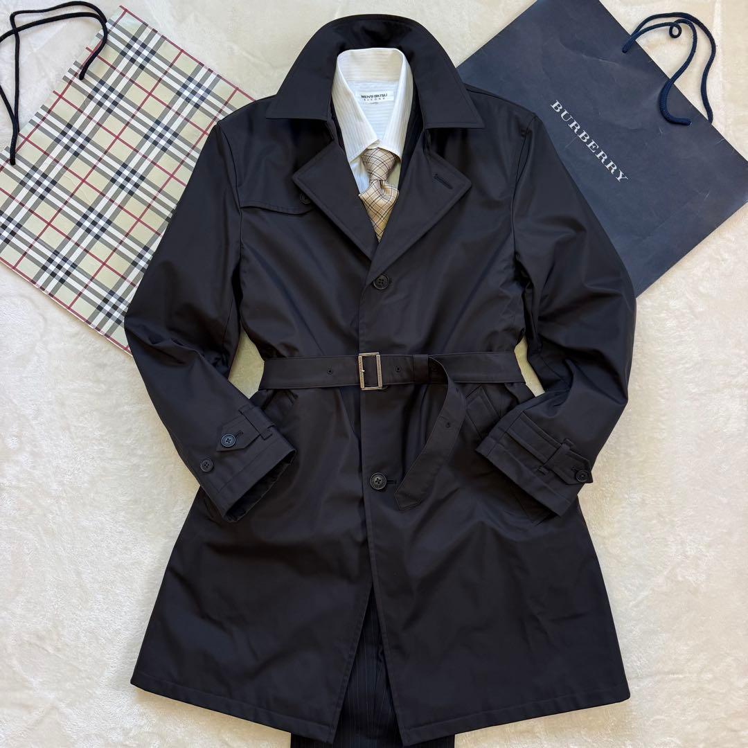 【超美品】バーバリーブラックレーベル 着脱可能：中綿ライナー付 トレンチコート
