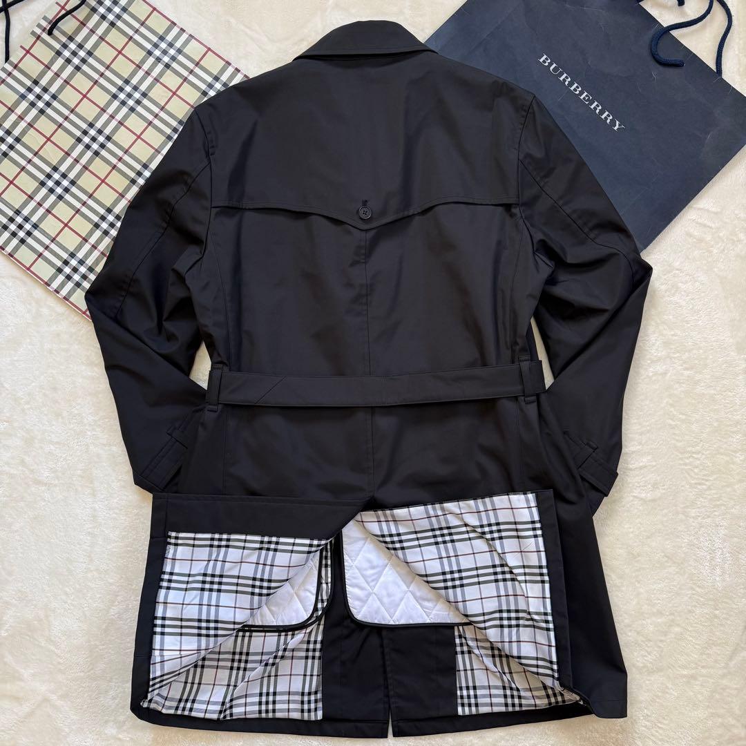 【超美品】バーバリーブラックレーベル 着脱可能：中綿ライナー付 トレンチコート