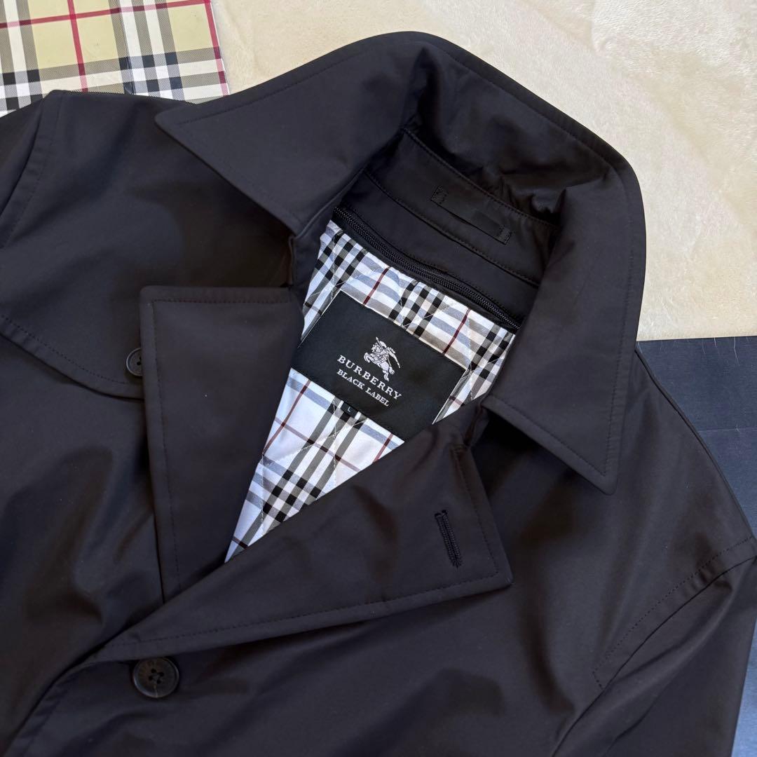 【超美品】バーバリーブラックレーベル 着脱可能：中綿ライナー付 トレンチコート